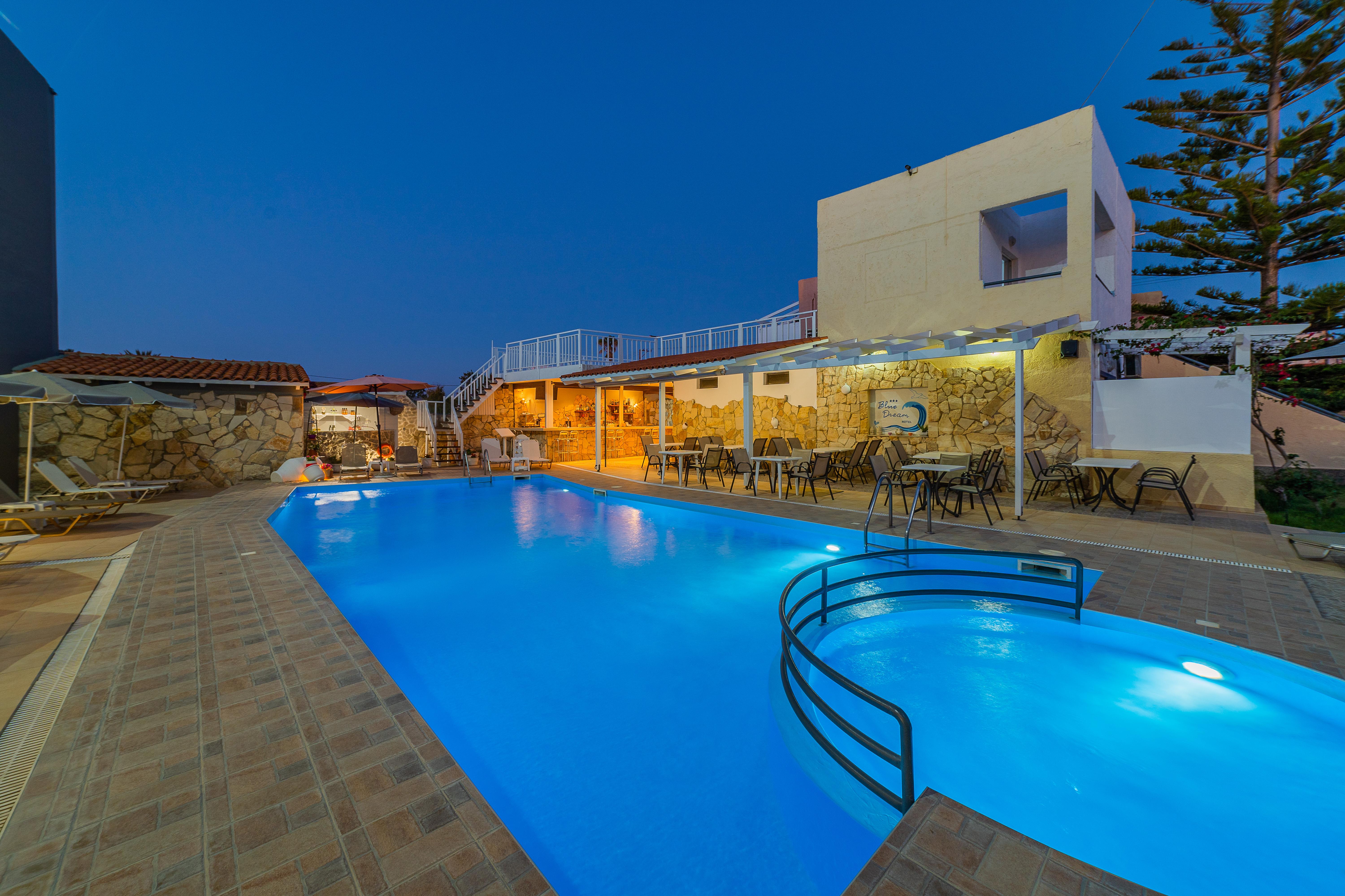 Blue Dream Hotel Stavromenos  Exterior foto