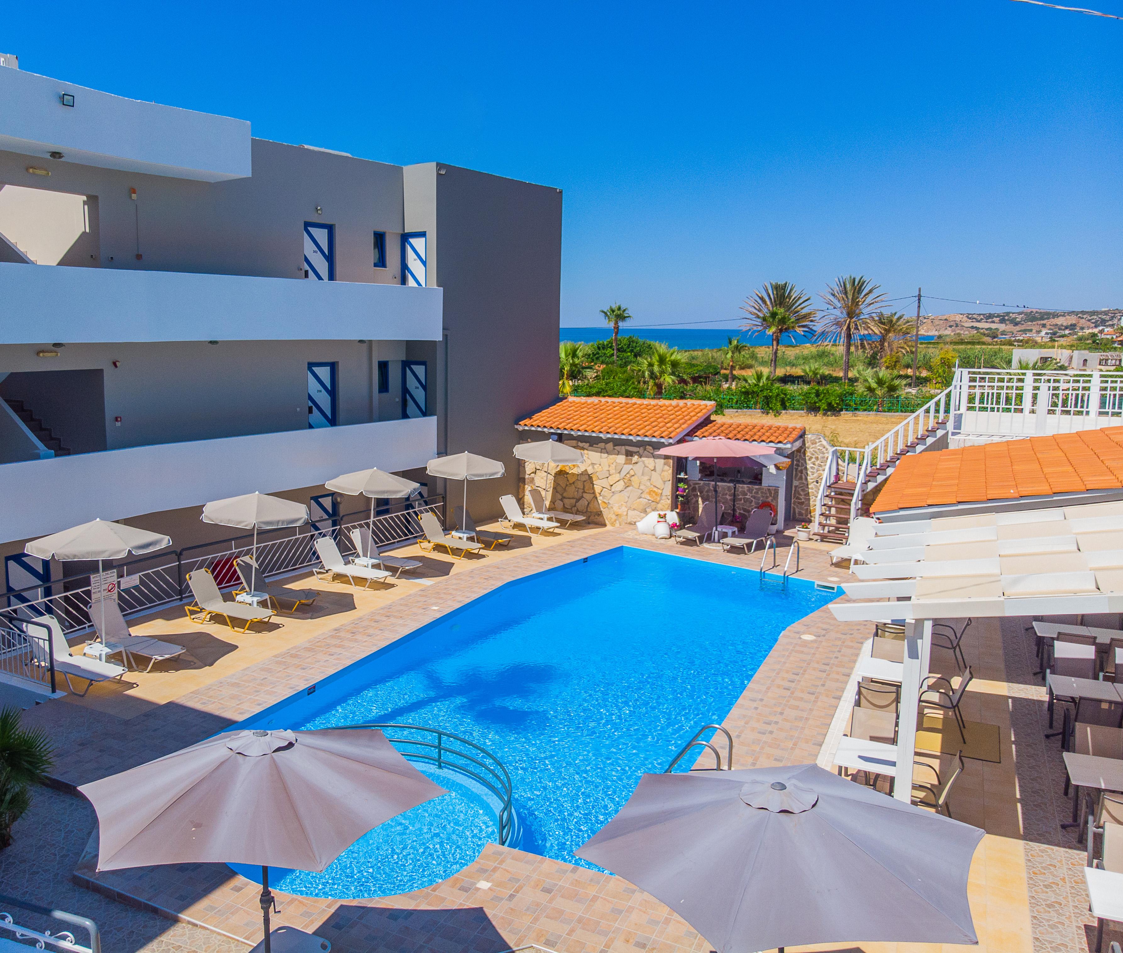 Blue Dream Hotel Stavromenos  Exterior foto